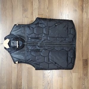 Black winter vest